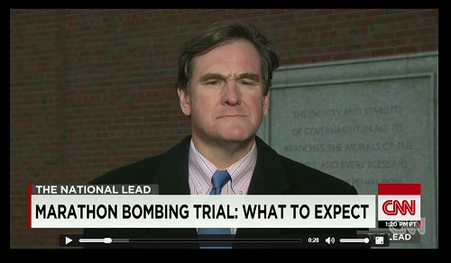 Brad Bailey on the news - Marathon Bombing Trial